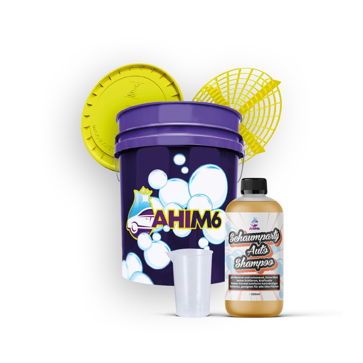 Schaumparty Autoshampoo Handwäsche Set