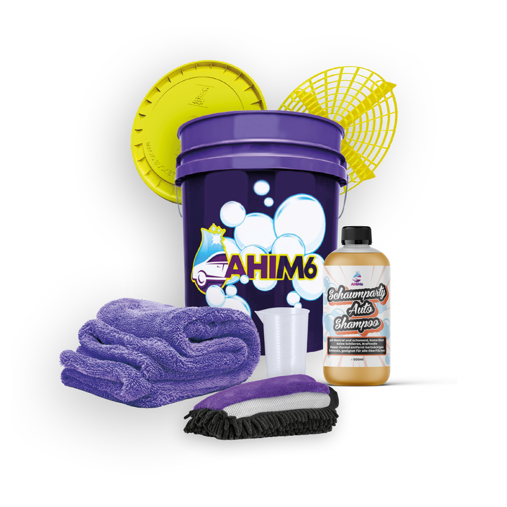 Schaumparty Autoshampoo Handwäsche Set Plus