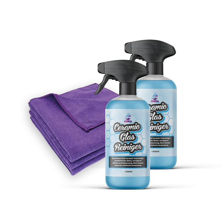 Ceramic Glasreiniger Set Plus
