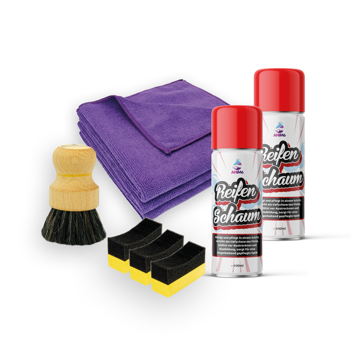 Reifenschaum Set Plus