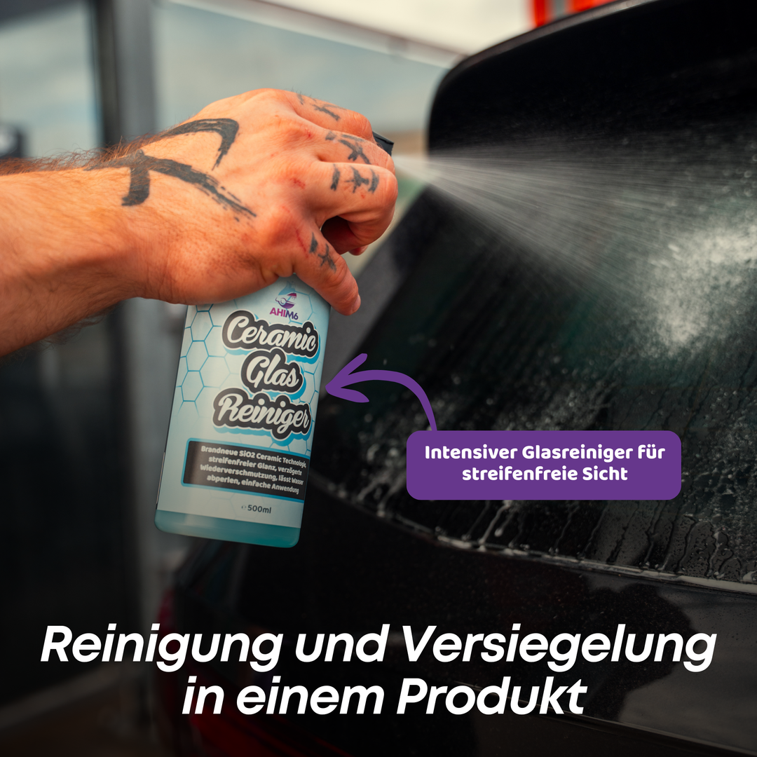 Ceramic Glasreiniger Set Plus
