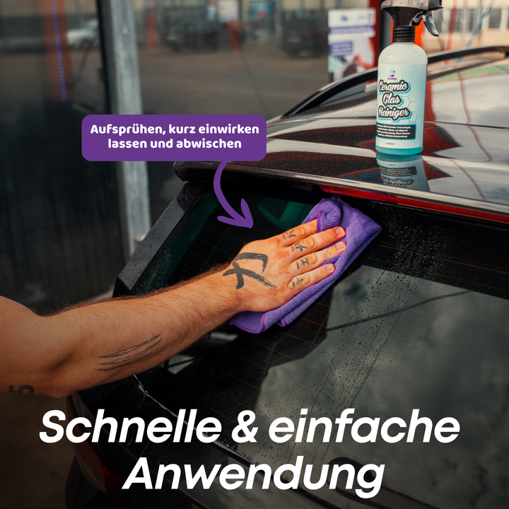 Ceramic Glasreiniger Set Plus