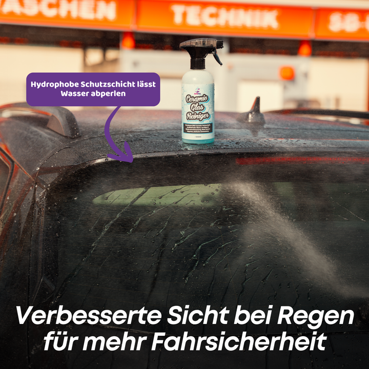 Ceramic Glasreiniger Set Plus