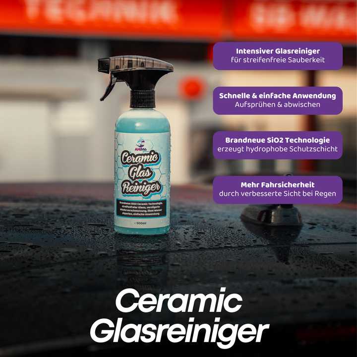 Ceramic Glasreiniger Set Plus