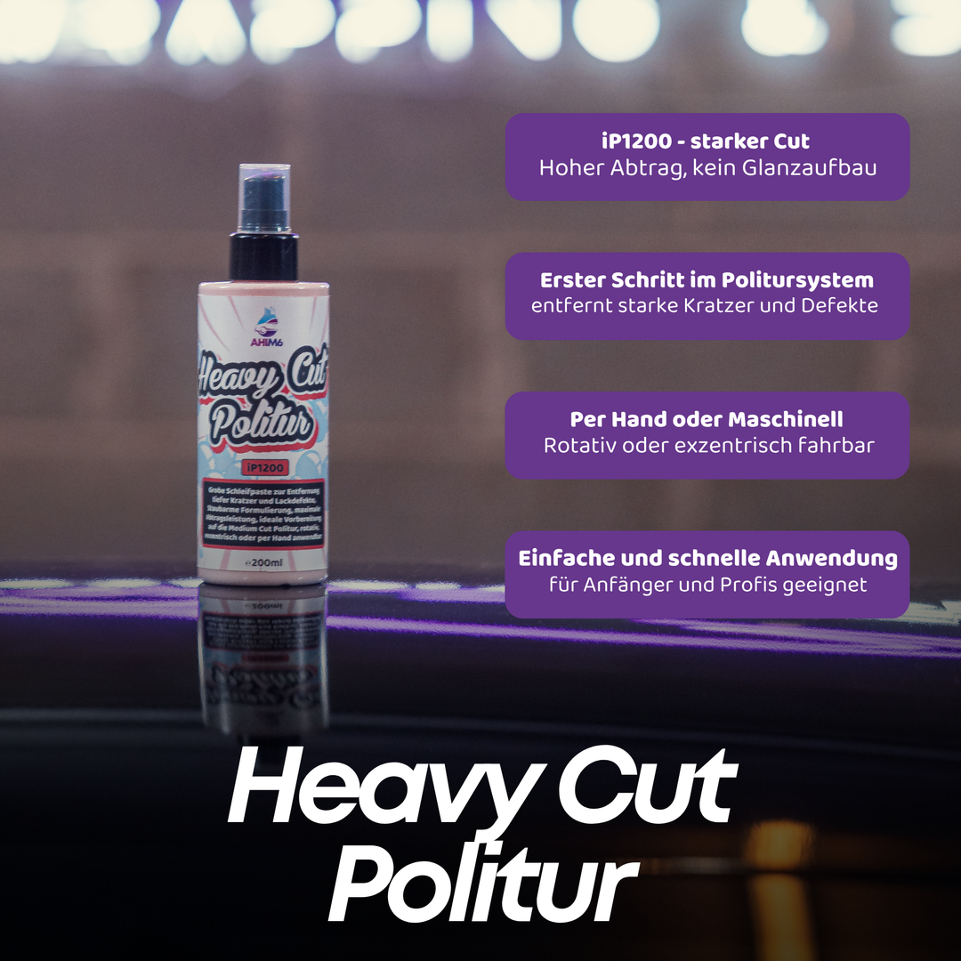 Heavy Cut Politur - Schleifpaste 200ml