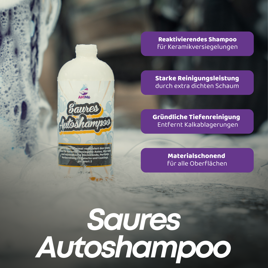 Saures Autoshampoo Set Pro