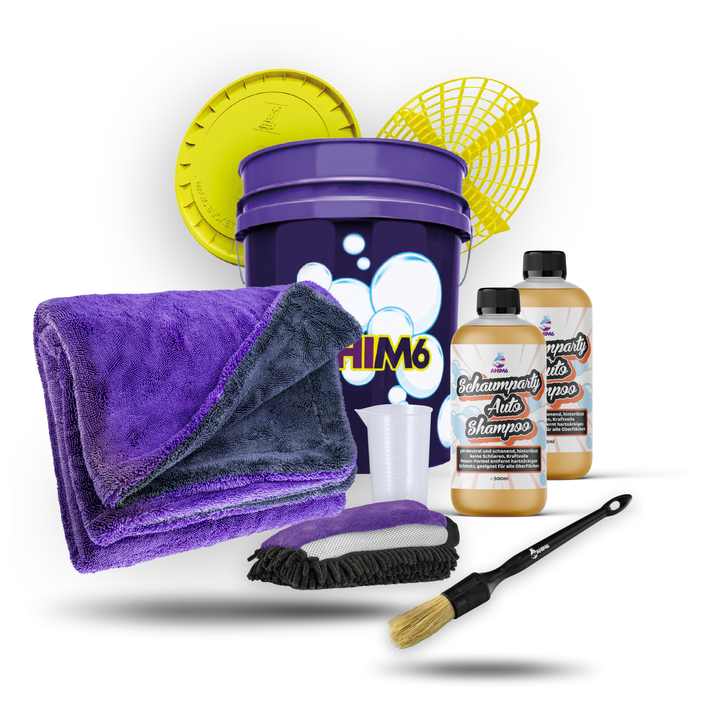 Schaumparty Autoshampoo Handwäsche Set Pro